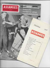 Asiamies Sanomat 1956 huhtikuu ja 1961 nr 4  / Sanoma Oy