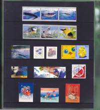 Suomen postimerkit  ja postimerkkivihkot vuosilajitelma 2001 ** postituore. (LAPE 80€). Pelkkä postitusarvo 1. -2.lk:n merkeillä on  jo 67,50€!!! 2024
