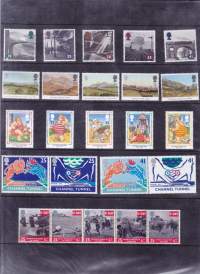 Iso-Britannia - British mint stamps 1994 Year pack - Virallinen vuosilajitelma 1994 ** postituoreena.  Sis. mm. Normandian maihinnousu- ja Kanaalitunneli-julkaisut.