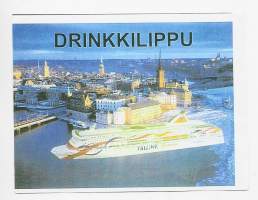 Drinkkilippu Tallink  - tilapäinen maksuväline