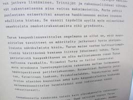 Turun Mafia - Suomen Milano - Meidän Turku / Arkkitehti Jukka Paaso pamfletit 3 kpl yhdessä