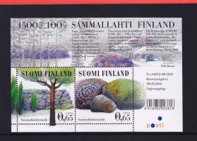 Suomi blokki/pienoisarkki 2004 Sammallahdenmäki BL 36** postituore LAPE 1712-1713. (LAPE 5€)