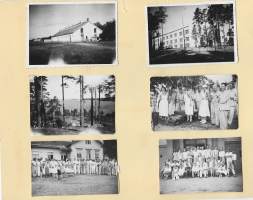 Juhlat sotasairaalan pihalla - valokuva 6 kpl erä sivulla 1943