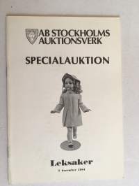 AB Stockholms auktionsverk - Specialauktion - Leksaker 1981