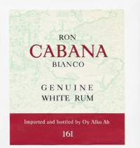 Ron Cabana  nr 161- viinaetiketti