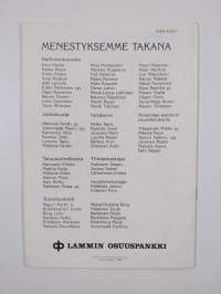 Lammin osuuspankki vuosikertomus 1987