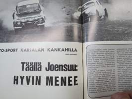 Auto Sport 1971 kesäkuu, Tuisku Urpiala, Ahvenisto, Vauhtikisat Keimola, Sunbeam ST, Interserie, Kesoil-rallit junioreille, Mika Arpiainen, Joensuun asiaa, ym.