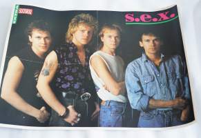 Duran Duran / s.e.x.Kepa Zero Nine   54x40 cm taitettu kirjekokoon