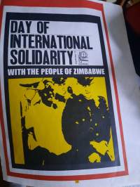 Juliste Day of international solidarity with the people of Zimbabwe