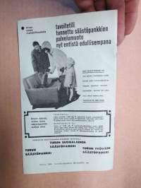Opistoteatteri - Turun Suomenkielinen Työväenopisto 1966-1967 &quot;Yllätyslapsi&quot; -käsiohjelma, näyttelijöiden nimet ja kuvat näkyvät kohteen kuvissa