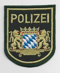 Saksa - polizei Bayern  - hihamerkki poliisi