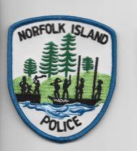 Norfolkin saaren poliisi Austrailia   - hihamerkki poliisi