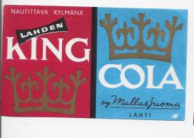 King Cola-   juomaetiketti
