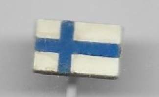 Suomen lippu neulamerkki rintamerkki