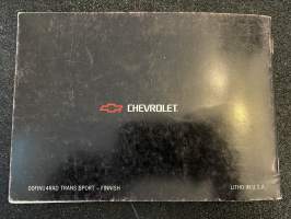 Chevrolet Trans Sport - Käyttöohjekirja (Vuotta ei tiedossa)