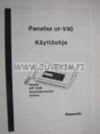 Panafax UF-V40 -käyttöohje