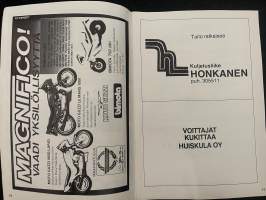 Turku Endurance 1987 - käsiohjelma