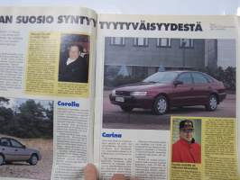AM Automies 1995 nr 2 -Korpivaara yhtiöt - Toyota-Citroën-Suzuki -asiakaslehti