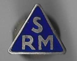 SRM ( Suomen Retkeilymaja)m ruuvimerkki  rintamerkki