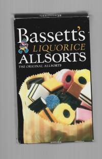 Bassett´s Liquorice Allsorts -  tyhjä makeisrasia  13x8x3 cm