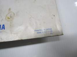 Yamaha FJR1300A Owner&#039;s Manual (3P6-28199-E1) -käyttöohjekirja englanniksi