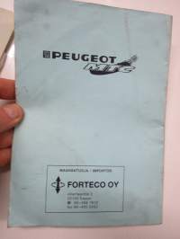Peugeot SV skootteri -käyttöohjekirja