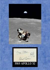 Uusi Apollo 11 avaruus kuu juliste koko on A4 eli helppo kehystää.