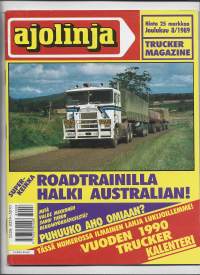 Ajolinja    1989 nrTrucker Magazine  Joulukuu  /