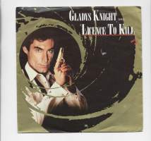 Gladys Knight sings Licence to kill James Bond 007/puppet man- single äänilevy