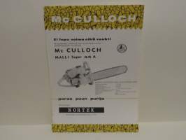 McCulloch Super 44 A -esite