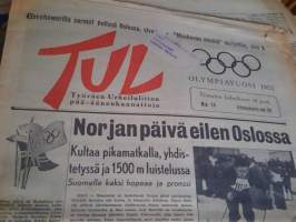 TUL Olympiavuosi ti helmikuun 19 päivä 1952 Norjan päivä eilen Oslossa, Moskovan miehiä murjottiin