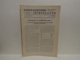 Sanomalehtimies Journalisten N:o 2 / 1950