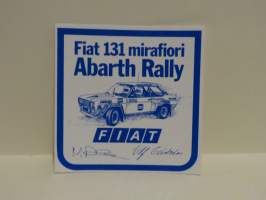 Fiat 131 mirafiori Abarth Rally -tarra