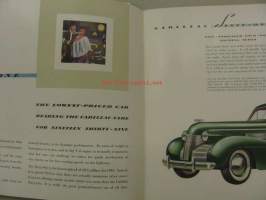 Cadillac Sixty Special and Sixty-One 1939 -myyntiesite