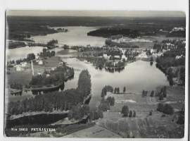Petäjävesi  postikortti  paikkakuntapostikortti kulkenut merkki pois