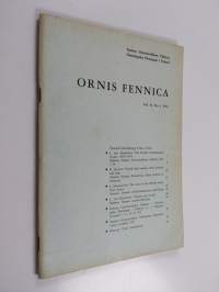 Ornis Fennica 1/1974 Vol 51