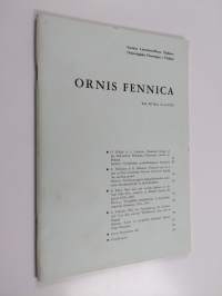 Ornis Fennica 3-4/1972 Vol 49