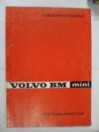 Volvo BM Mini 16 hv:n ONAN-moottori korjaamokäsikirja