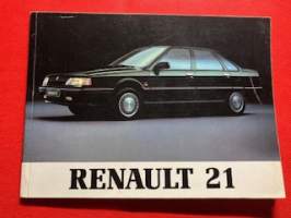 Renault 21 -käyttöohjekirja ranskankielellä.