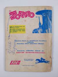 El Zorro 41 6/1961 : Viesti kuolemalta