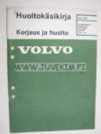 Volvo Huoltokäsikirja Korjaus ja huolto Osa 4 Vetopyörästö ja takapyörien laakerointi 340 MT 1979-19.. -korjaamokirjasarjan osa