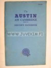 Austin A55 Cambridge Mark II Driver´s handbook -käyttöohjekirja