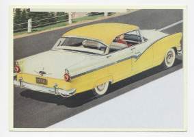 Ford Fairlane 1956  - postikortti autopostikortti kulkematon