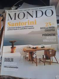 Mondo 5/2020 toukokuu Santorini, bussilla ympäri Eurooppaa, pyörämatka Reinjoen viinialueilla