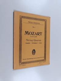 Mozart K.-V. No. 387 String Quartet : G major - Sol majeur - G dur