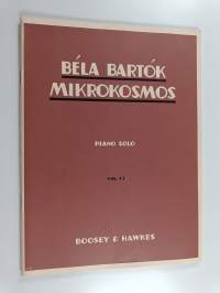 Béla Bartók mikrokosmos piano solo Vol. VI