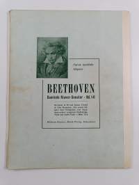 Beethoven Op. 27 No. 2 - Sonate (Maaneskinssonaten) cis-moll für Klavier