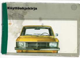 VW K 70   Käyttöohjekirja 1970