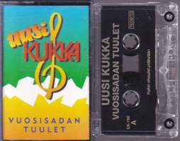 C-kasetti - Uusi kukka - Vuosisadan tuulet, 1998. UK 198.  Kokoelma. Vasemmistolaispolitiikkaa lauluissa.