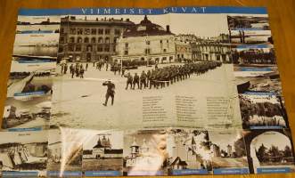 Pääesikunnan kuvakeskus - Viimeiset kuvat 1944 Karjalasta  -juliste 90x100 cm laskostettu kirjekokoon